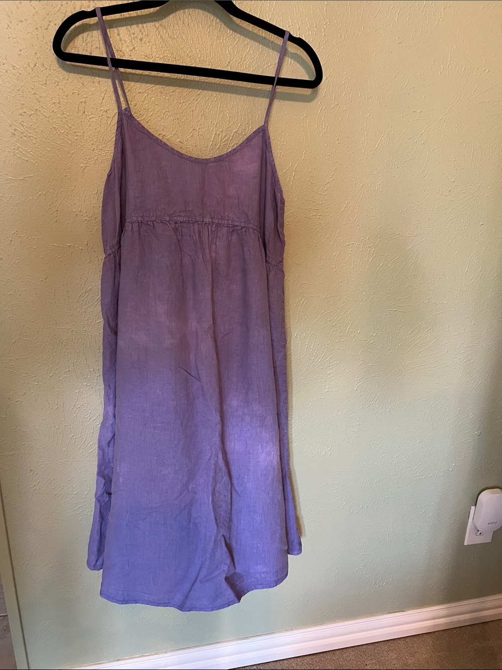 Lou & Grey Spaghetti-Strap Lavender Midi Dress